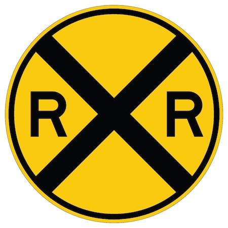 Sign Solutions Usa 18 in Height, 18 in Width, Aluminum, Circle DUS08DYE1818W10-1